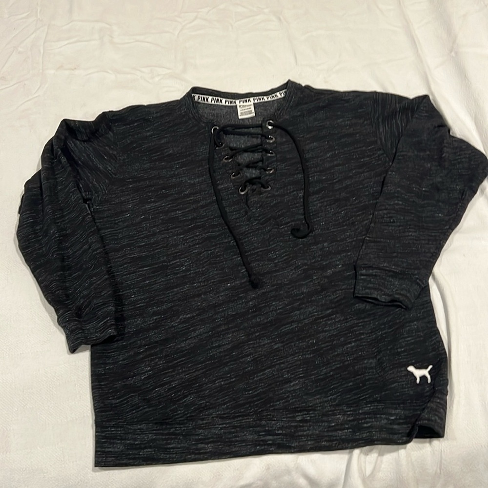 Victoria’s Secret tie up in front sweatshirt